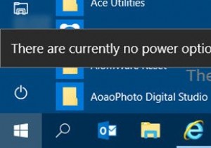 ตัวเลือกพลังงาน (สลีป ปิดเครื่อง รีสตาร์ท) หายไปจากเมนูเริ่มใน Windows 11/10 
