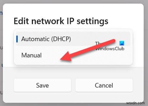 วิธีตั้งค่าที่อยู่ IP แบบคงที่ใน Windows 11/10 