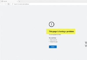 แก้ไขหน้านี้มีปัญหาข้อผิดพลาดใน Microsoft Edge 