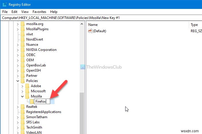 วิธีสร้างบุ๊คมาร์ค Firefox โดยใช้ Group Policy และ Registry Editor 