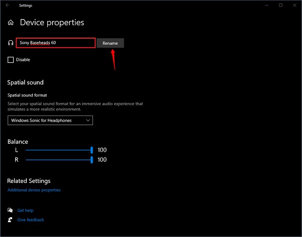 วิธีเปลี่ยนชื่ออุปกรณ์เสียงใน Windows 11/10 