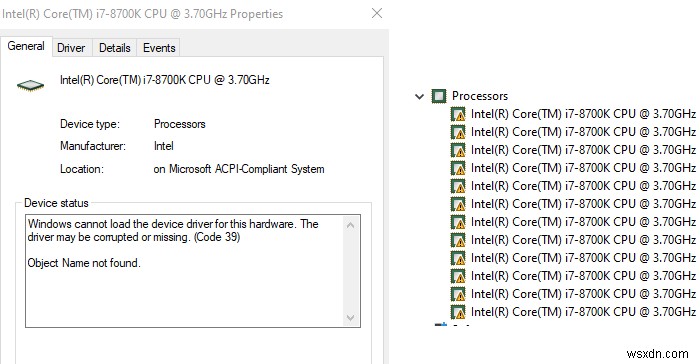 แก้ไขข้อผิดพลาดหน้าจอสีน้ำเงิน intelppm.sys บน Windows 11/10 