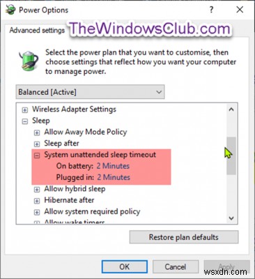 วิธีกำหนดค่าตัวเลือกพลังงานที่ซ่อนอยู่ใน Windows 11/10 