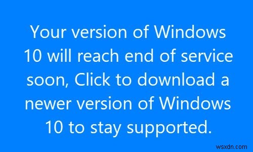 Windows 10 ติดอยู่กับเวอร์ชันที่ไม่รองรับ จะไม่อัพเกรดเป็นเวอร์ชั่นใหม่กว่า 