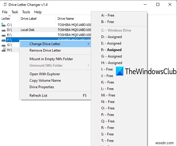 วิธีเปลี่ยนอักษรระบุไดรฟ์ใน Windows 11/10 