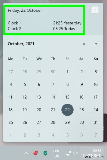 วิธีแสดงนาฬิกาหลายนาฬิกาบนทาสก์บาร์ใน Windows 11/10 