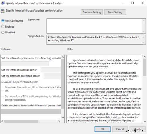 แก้ไขรหัสข้อผิดพลาดบริการอัปเดตเซิร์ฟเวอร์ Windows 0x80072EE6 