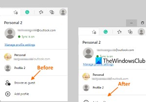 เปิดหรือปิดใช้งานโหมดผู้เยี่ยมชมใน Microsoft Edge โดยใช้ Windows 10 Registry 