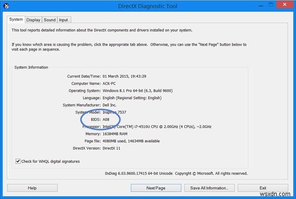 วิธีตรวจสอบเวอร์ชั่น BIOS ใน Windows 11/10 