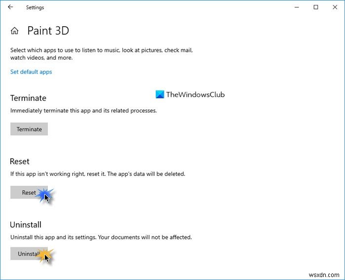 ระบายสี 3D ไม่บันทึก ไม่แสดงตัวเลือกการส่งออกใน Windows 10 