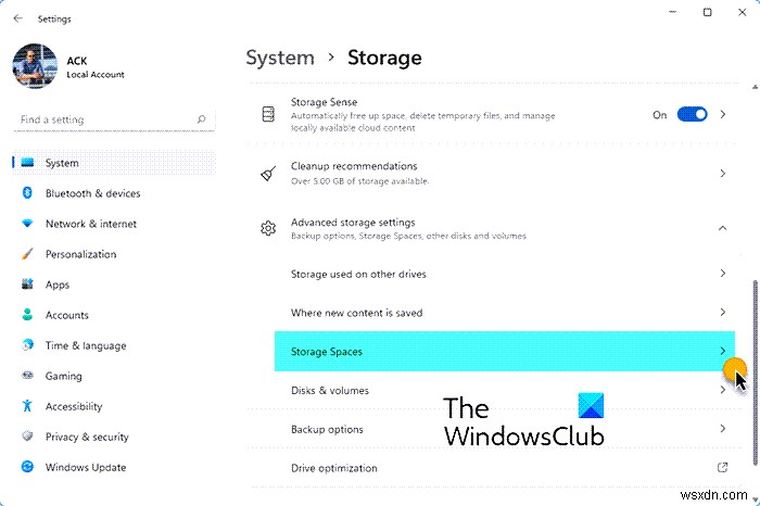 วิธีเพิ่มประสิทธิภาพการใช้งานไดรฟ์ใน Storage Pool สำหรับพื้นที่เก็บข้อมูลใน Windows 11/10 