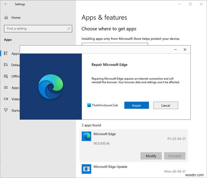Microsoft Edge จะปิดโดยอัตโนมัติทันทีหลังจากเปิดใน Windows 11/10 