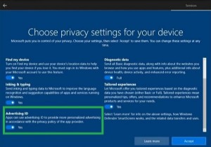 ปิด Advertising ID เพื่อปิดการใช้งาน Targeted Ads ใน Windows 11/10 