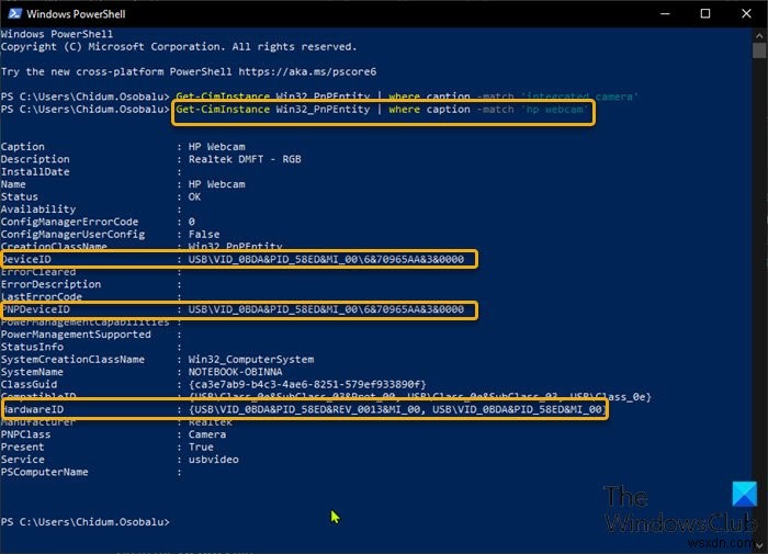 วิธีใช้ PowerShell เพื่อค้นหาและปิดใช้งานเว็บแคมใน Windows 10 