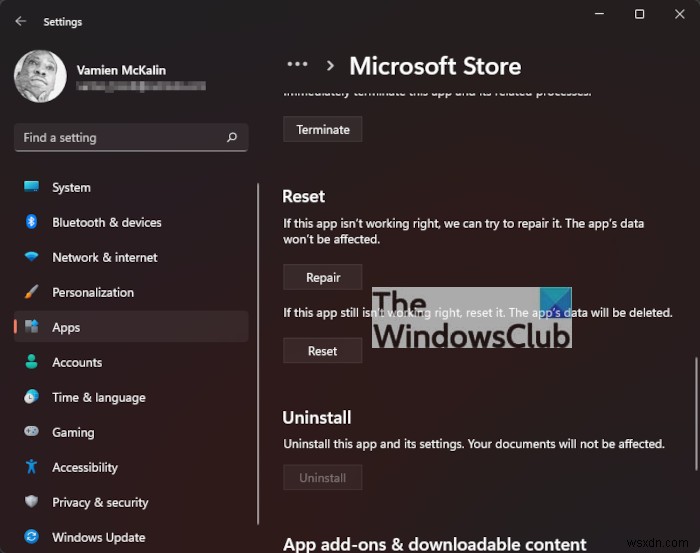 วิธีซ่อมแซมหรือรีเซ็ต Microsoft Store หรือล้างแคช Windows Store ใน Windows 11/10 