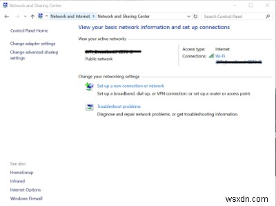 แก้ไข No internet, Secured WiFi error บน Windows 11/10 