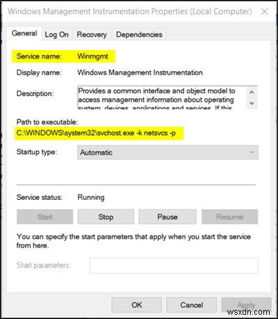 แก้ไขข้อผิดพลาด Windows Management Instrumentation 1083 