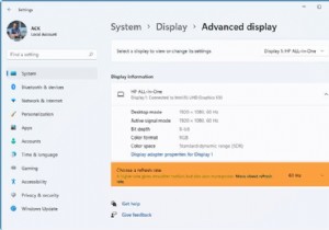 วิธีเปลี่ยนอัตราการรีเฟรชจอภาพใน Windows 11/10 