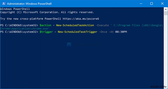 วิธีใช้ PowerShell เพื่อลบหรือสร้างงานที่กำหนดเวลาไว้บน Windows 11/10 