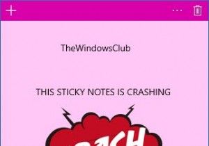 Sticky Notes ขัดข้องและหยุดทำงานใน Windows 11/10 
