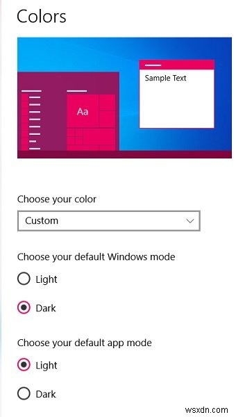 ไม่สามารถเปลี่ยนสีแถบงานใน Windows 10 