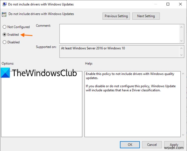 บล็อกการอัปเดตไดรเวอร์ผ่าน Windows Quality Update โดยใช้ Registry หรือ Group Policy Editor 