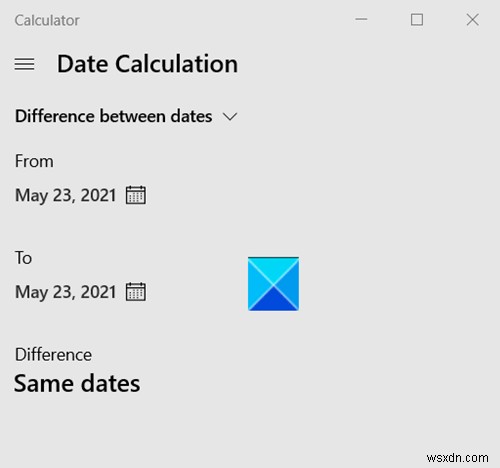 วิธีใช้ Windows Calculator เพื่อคำนวณวันที่ 