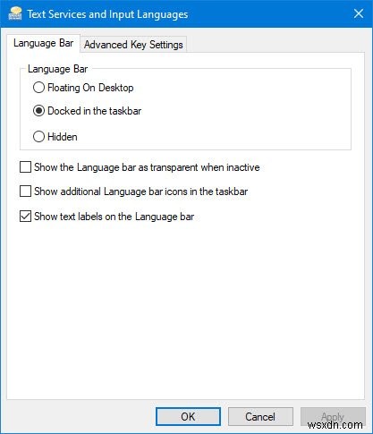 คืนค่า:แถบภาษาหายไปใน Windows 11/10 