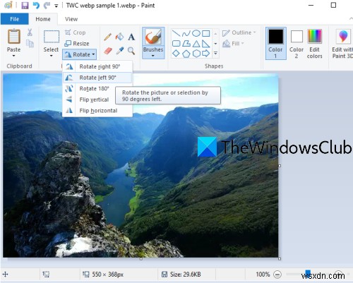 วิธีหมุนรูปภาพบนคอมพิวเตอร์ Windows 10 
