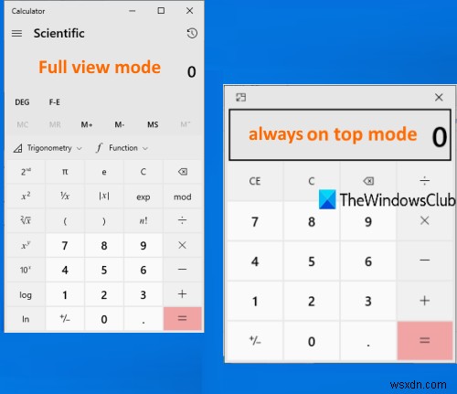 วิธีทำให้เครื่องคิดเลขอยู่ด้านบนเสมอใน Windows 11/10 