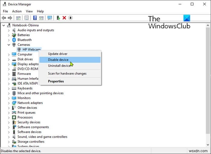 วิธีเปลี่ยนเว็บแคมเริ่มต้นใน Windows 11/10 