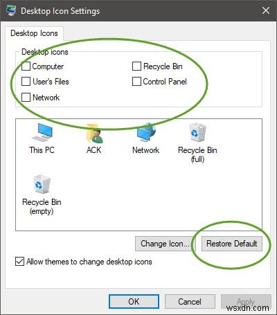 ทางลัดบนเดสก์ท็อปหายไปใน Windows 11/10 PC 