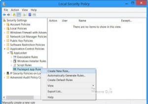 วิธีใช้ AppLocker ใน Windows 11 เพื่อป้องกันไม่ให้ผู้ใช้ติดตั้งหรือเรียกใช้แอพพลิเคชั่น 