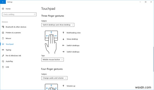 เปิดใช้งาน กำหนดค่า และใช้การตั้งค่าทัชแพดที่แม่นยำใน Windows 11/10 