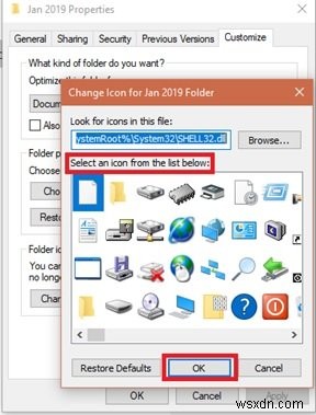 วิธีเปลี่ยนไอคอนไฟล์และโฟลเดอร์ใน Windows 11/10 