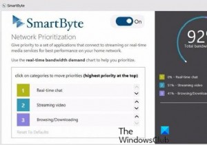 SmartByte Network Service ทำให้ความเร็วอินเทอร์เน็ตช้าใน Windows 11/10 