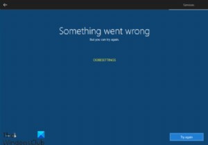 มีบางอย่างผิดพลาด ข้อความ OOBESETTINGS ระหว่างการติดตั้ง Windows 11/10 