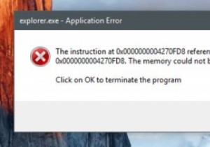 แก้ไขข้อผิดพลาดแอปพลิเคชัน Explorer.exe ใน Windows 11/10 