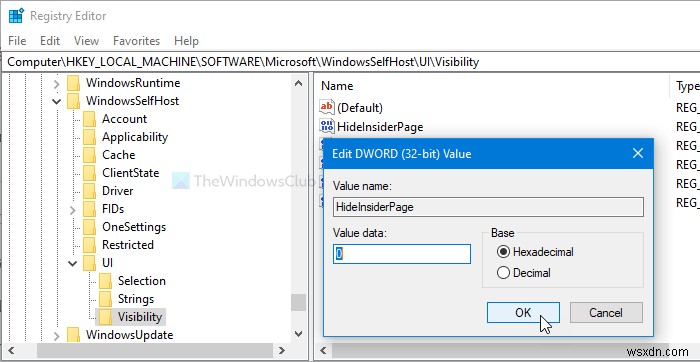 หน้าโปรแกรม Windows Insider ว่างเปล่าในการตั้งค่า Windows 