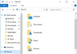 วิธีลบโฟลเดอร์ผู้ใช้ออกจากพีซีเครื่องนี้ใน Windows 11/10 