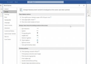 เอกสาร Word ที่บันทึกไว้ไม่แสดงในตัวอย่างก่อนพิมพ์หรือพิมพ์ออกมา 