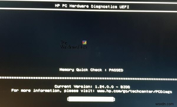 การใช้ HP PC Hardware Diagnostics UEFI บน Windows 11/10 