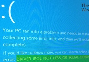 แก้ไขข้อผิดพลาด DRIVER IRQL ไม่น้อยหรือเท่ากับ (USBXHCI.sys) BSOD ใน Windows 10 