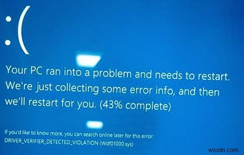 แก้ไข wdf01000.sys BSOD บน Windows 11/10 