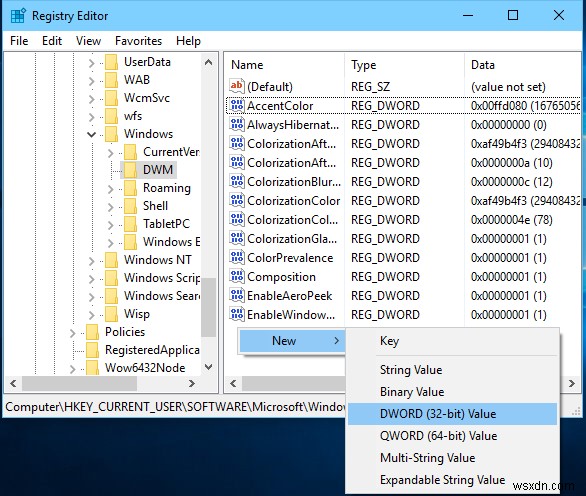 เปิดใช้งานแถบชื่อเรื่องสีสำหรับหน้าต่างที่ไม่ใช้งานใน Windows 11/10 