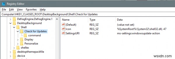 วิธีเพิ่ม Windows Updates ให้กับ Context Menu ใน Windows 11/10 
