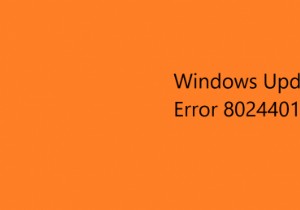วิธีแก้ไขข้อผิดพลาด Windows Update 80244019 