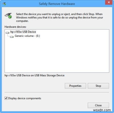 ลบฮาร์ดแวร์อย่างปลอดภัยไม่ทำงานใน Windows 11/10 