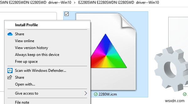 วิธีติดตั้งโปรไฟล์สีใน Windows 10 โดยใช้โปรไฟล์ ICC 