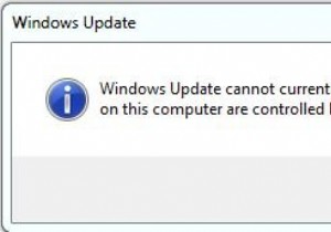 Windows Update ไม่สามารถตรวจสอบการอัปเดตได้ในขณะนี้ เนื่องจากมีการควบคุมการอัปเดต 